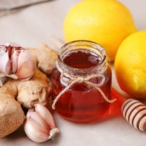 boosting immunity honey garlic ginger lemon