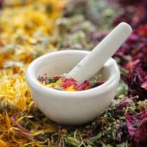 herbal tea bath blend rose calendula